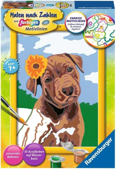 Ravensburger Malen nach Zahlen Bester Freund