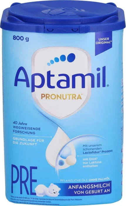 Milupa Aptamil Pre Pronutra Anfangsmilch Pulver, 800g