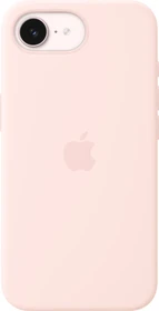 Apple Silikon Case mit MagSafe für iPhone 17e hellrosa