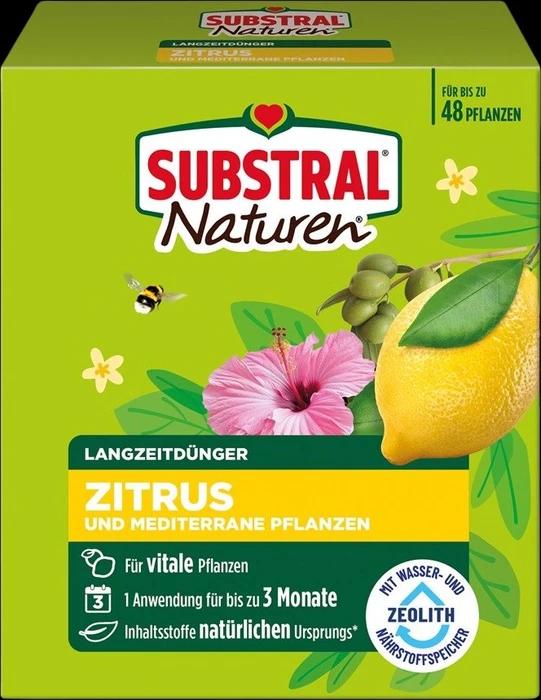 Evergreen Garden Care Substral Naturen Langzeitdünger Zitrus und mediterrane Pflanzen, 1.2kg