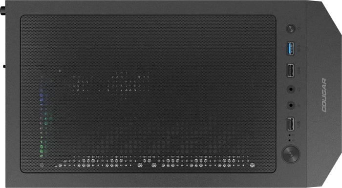 Cougar MX110 RGB, System Build Version, Glasfenster