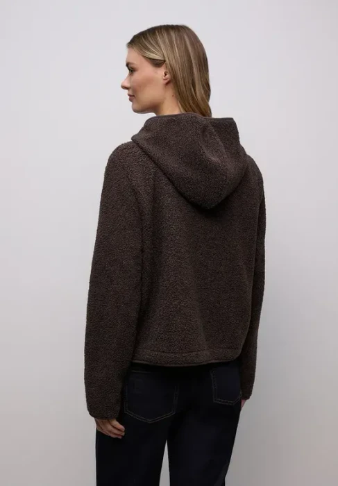 Street One Teddy Kapuzen Jacke molten earth (Damen)