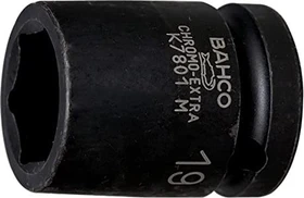 Bahco K7801Z-1/2 Außensechskant Steckschlüssel 1/2" zöllig, 1/2"x38mm