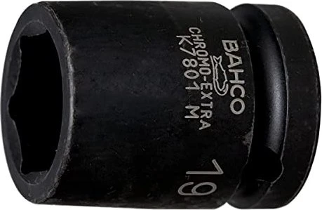 Bahco K7801Z-1/2 Außensechskant Steckschlüssel 1/2" zöllig, 1/2"x38mm