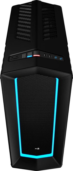 AeroCool Project7 P7-C1 Tempered Glass Edition schwarz, Glasfenster, schallgedämmt