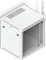 Ubiquiti 12U Rack Cabinet, 19" Wandgehäuse 12HE, Glastür, weiß, 560mm tief Vorschaubild