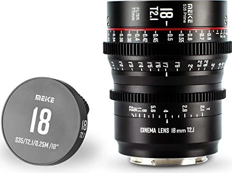 Meike 18mm T2.1 Super 35 Prime Cinema für Canon EF