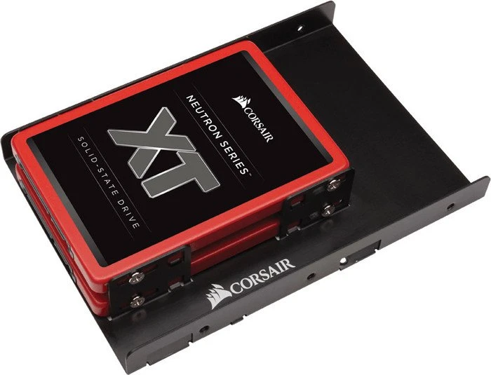 Corsair 3.5" Dual SSD Adapter, 2.5" Festplatten Einbaurahmen, schwarz