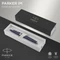 Parker IM Tintenroller (Mine) matte blue/chrome trim, Geschenkbox Vorschaubild