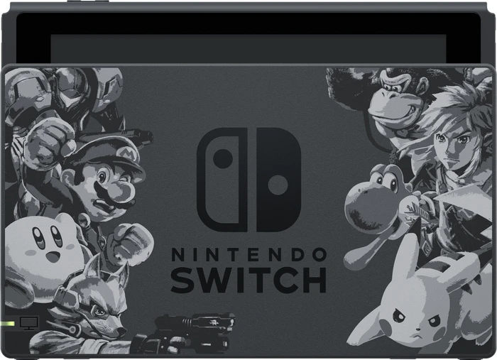 Nintendo Switch - Super Smash Bros. Ultimate Bundle schwarz/grau