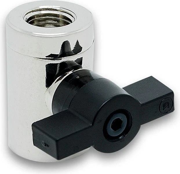 EK Water Blocks EK-AF Absperrhahn 10mm, vernickelt