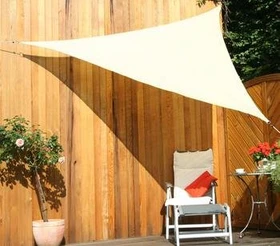 Floracord Sonnensegel dreieckig 360cm weizen-beige