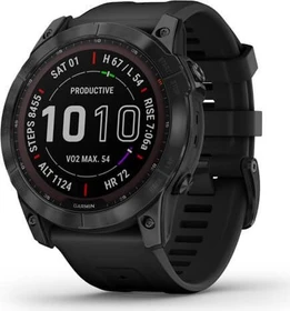 Garmin Fenix 7X Sapphire Solar black dlc titanium/black