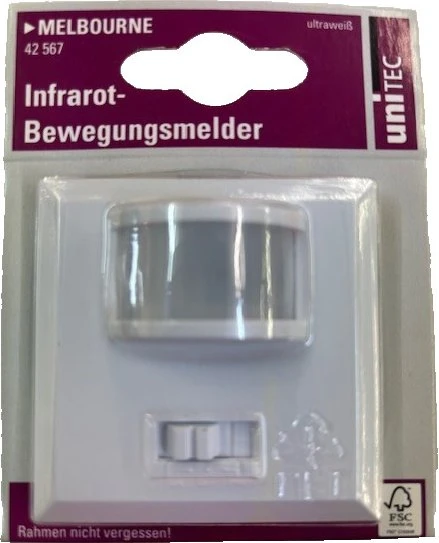 uniTEC MELBOURNE Serie 702 UP-Bewegungsmelder, ultraweiß