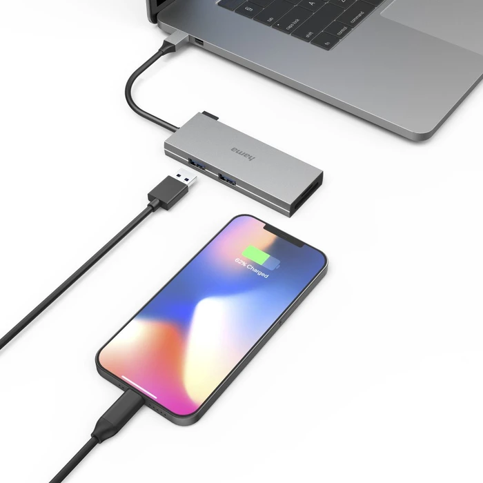 Hama USB-C-Hub 6 Ports, USB-C 3.0 [Stecker]