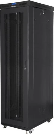 Lanberg 19" Rackschrank 47HE, freistehend, V2, Gitternetztür, IP20, RAL 9004, 1000mm tief