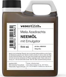 wesentlich Neemöl mit Emulgator Pflanzenstärkung, 5l