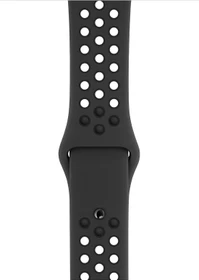 Apple Nike Sportarmband S/M und M/L für Apple Watch 44mm anthrazit/schwarz