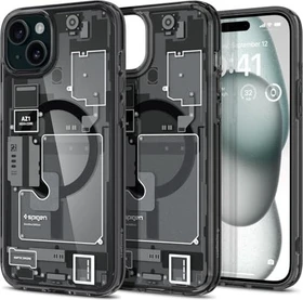 Spigen Ultra Hybrid Zero One (MagFit) für Apple iPhone 15 Plus schwarz