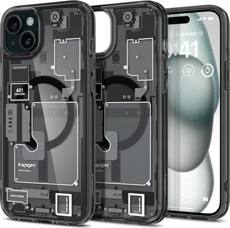 Spigen Ultra Hybrid Zero One (MagFit) für Apple iPhone 15 Plus schwarz
