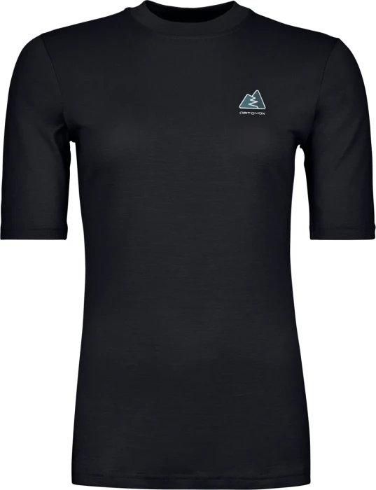 Ortovox 185 Merino MTN Hug Funktionsshirt kurzarm black raven (Damen)