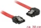 DeLOCK SATA 6Gb/s Kabel rot 0.3m, links gewinkelt Vorschaubild