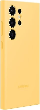 Samsung Silicone Case für Galaxy S24 Ultra gelb