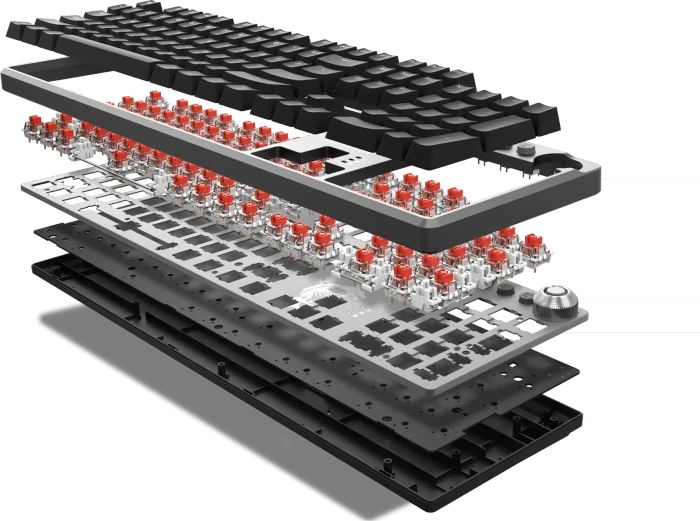 MSI FORGE GK310, LEDs RGB, hot-swap, RED Switches, USB, DE