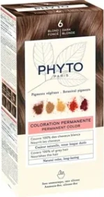 Phyto Color Haarfarbe Kit 6 dark blonde, 112ml
