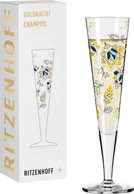 Ritzenhoff Goldnacht Champagnerglas von Christine Kordes 205ml