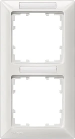 Siemens DELTA line Rahmen 2-Fach, 151x80mm, titanweiß