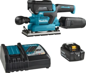 Makita DBO380RTJ Akku-Schwingschleifer inkl. MAKPAC + 2 Akkus 5.0Ah