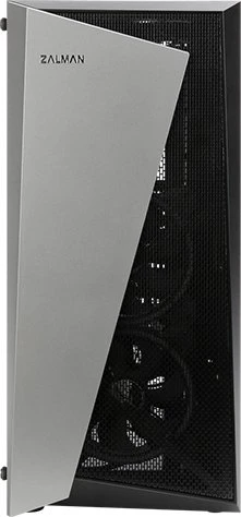 Zalman S4 Plus, schwarz, Acrylfenster
