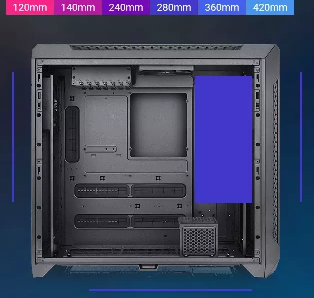 Thermaltake CTE C750 Air Snow, weiß, Glasfenster