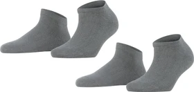Falke Happy Socken light grey mel, 2 Paare (Damen)