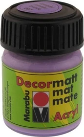 Marabu Decormatt Acryl Acrylfarbe, lavendel, 15ml