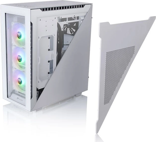 Thermaltake Divider 500 TG ARGB Snow Edition, weiß, Glasfenster