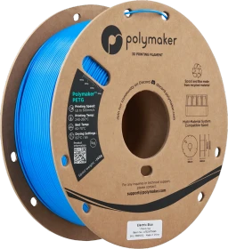 Polymaker PolyLite PETG, Electric Blue, Spule, 1.75mm, 1.00kg