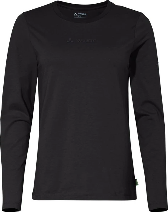 Vaude Logo Shirt langarm schwarz (Damen)