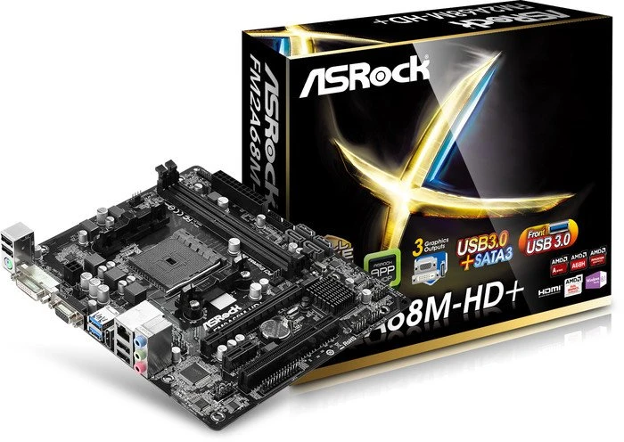 ASRock FM2A68M-HD+ (AMD FM2+)
