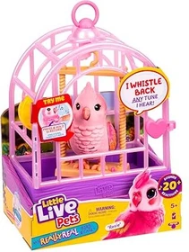 Moose Toys Little Live Pets - My Really Real Bird & Cage Rosie
