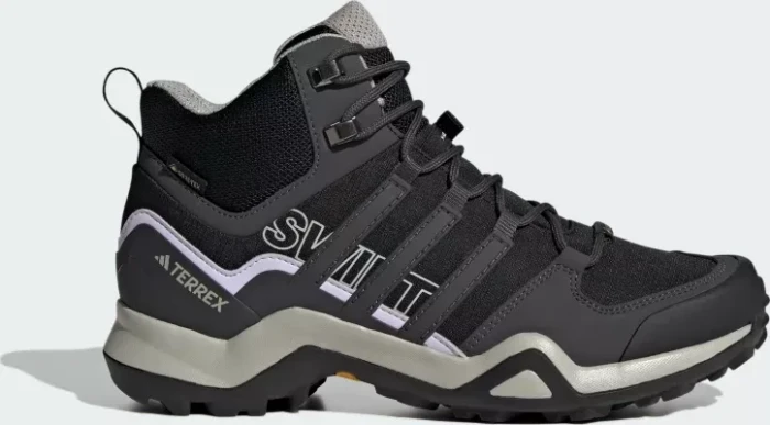 adidas Terrex Swift R2 Mid GTX core black/dgh solid grey/purple tint (Damen)