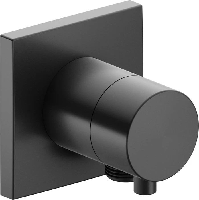 Keuco IXMO 59548 Comfort 3-Wege Umstellventil mit Schlauchanschluss eckig schwarzchrom gebürstet