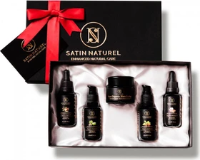 Satin Naturel Natürliches Bio 4x Serum 30ml + Creme 30ml Geschenkset