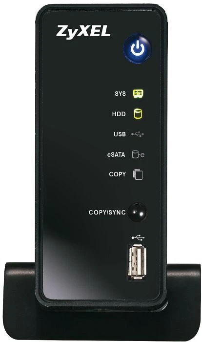 Zyxel NSA310, 256MB RAM, 1x RJ-45 1000Base-T, 2x USB-A 2.0
