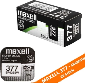 Maxell 377 (SR66/SR626), 20er-Pack