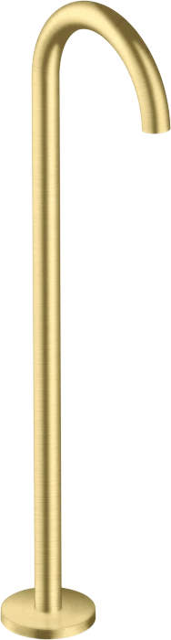 Hansgrohe Axor Uno Wanneneinlauf gebogen bodenstehend brushed brass