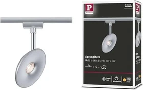 Paulmann URail Sphere Schienensystem LED Spot 7W chrom matt/chrom, 1 Stück