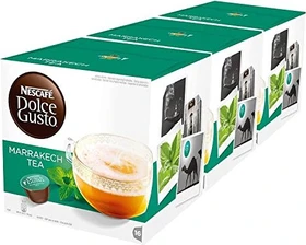Nestlé Nescafe Dolce Gusto Marrakesh Tea Teekapseln, 48 Stück (3x 16 Stück)