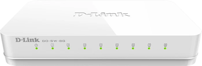 D-Link GO Easy Desktop Gigabit Switch, 8x RJ-45